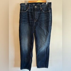 3/$20 Old Navy Extra High Rise Sky Hi Straight Button Fly Jeans Size 10
